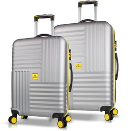 Zoozie Bags Set de maletas de 2 piezas en gris